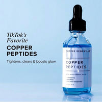 GHK-Cu Serum, Copper Serum for Face - Tightening, Repairing, Collagen Boosting - with Hyaluronic Acid - Fragrance-Free